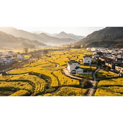 动态-婺源油菜花航拍